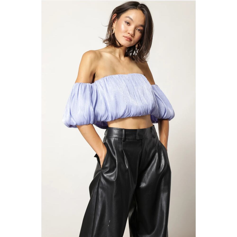 NWT! Line & Dot Audrey Off Shoulder Romantic Blouse - Size Medium